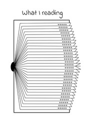 black and white line art book illustration