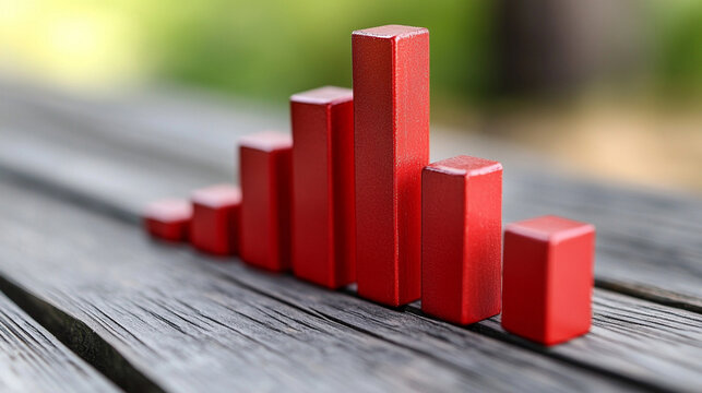 A clean bar graph rising steadily to represent strong revenue growth, with glowing bars and a modern analytical atmosphere conveying progress, performance, and financial success. - Powered by Adobe