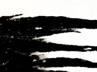 Ripped Paper Stripes Texture – High Contrast Black and White Torn Edge Background