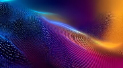 Abstract glowing lines create a bright blue fractal light wave texture motion design pattern background illustration