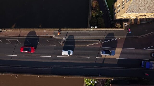 Barnstaple long bridge drone video 