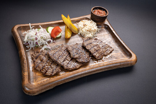 Uzbek national food and europian cusine
