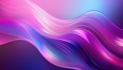 Naklejka premium abstract glass morphism gradient background with pink and purple waves and vertical stripe glowing texture effect