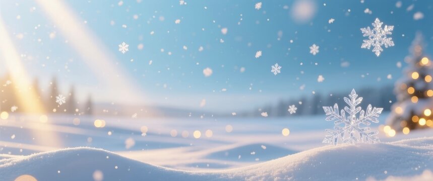 Abstract winter background