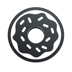 Donut Vector Graphic Illustration Isolated Dessert Icon