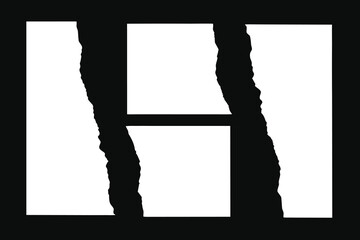 Ripped Paper and Scrap Elements. Layered Torn Sheets, Rough Edges, and Vector Paper Textures for Graphic Design
