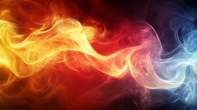 Abstract energy pulse suspended in midair radiating vibrant light and dynamic motion representing power futuristic technology digital energy flow and high-tech science visualization