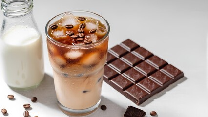 ice coffee and chocolate