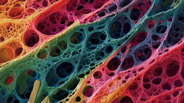 detailed wood microstructure displayed on modern scientific imaging screen analysis