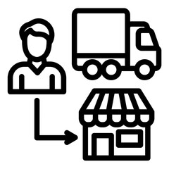 Supply Chain Icon