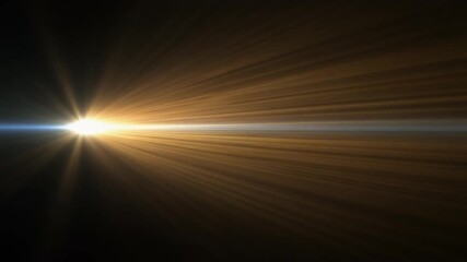 Abstract gold light burst radiating outwards from the source, with a bright, dynamic, and radiant effect - Powered by Adobe