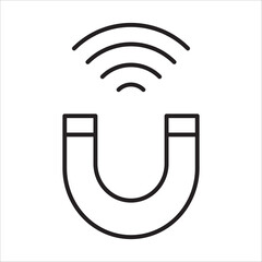 Marketing icon outline vector