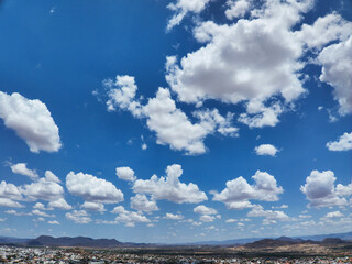 Blue sky and white clouds background, Cloud in the blue sky