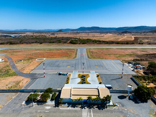 Airfield passenger terminal in Guanambi Bahia Brazil
