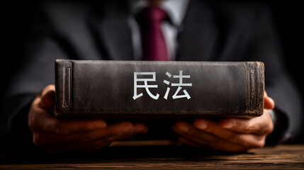 Heavy Civil Code Symbolizing Legal History and Institutional Trust