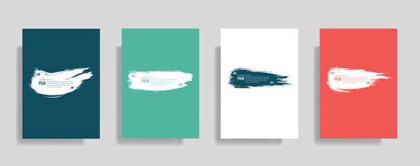 Dynamic quote box templates for vibrant social media stories and engaging presentations, ideal for modern designs and impactful messages