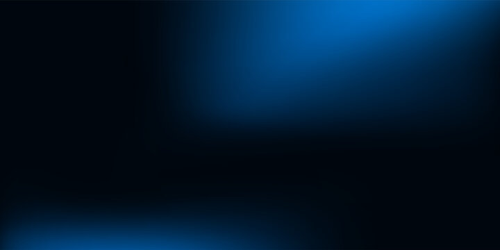 Abstract dark blue blurred background with smoke and space for your text. Nightclub space. Vector illustration