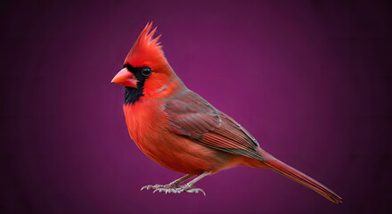 Cardinal bird isolated image