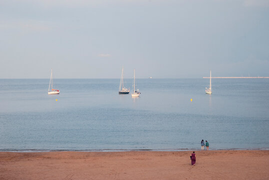 Evening Boats in Luanco