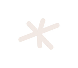 Fototapeta premium Abstract Asterisk Symbol