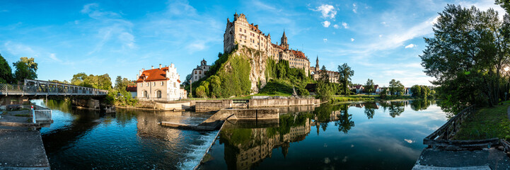 Fototapeta premium Stunning Summer View of Schloss Sigmaringen, Germany