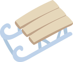 Classic Wooden Sled