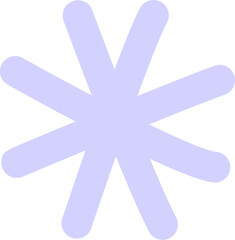 Fototapeta premium Abstract Asterisk Symbol