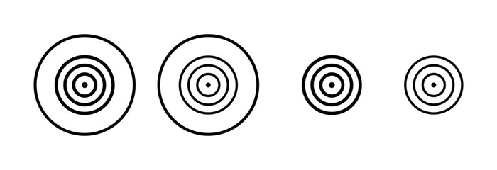 Target icon logo design. goal icon vector. target marketing sign and symbol