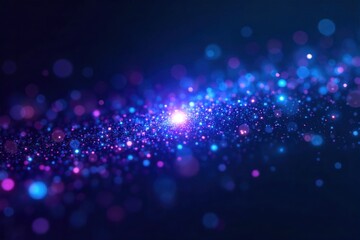 Data Driven Decision Making and Insights An abstract scene of numerous glowing data points and lines coalescing into a central, luminous sphere of light. This represents the convergence of information