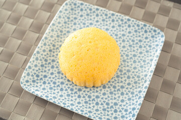 やわらかい生地と気泡が美しい蒸しパン