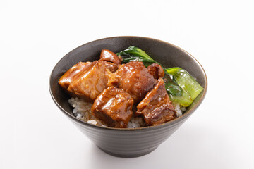 豚角煮丼