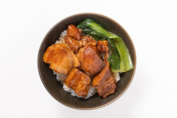 豚角煮丼