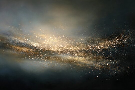 Premium luxury abstract background with golden glow