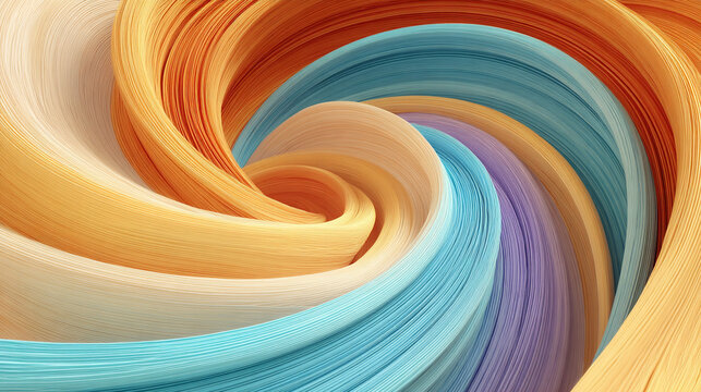 Pastel abstract swirl with soft, flowing colors blending seamlessly, creating a dreamy, artistic background perfect for design, visuals, or creative digital art.