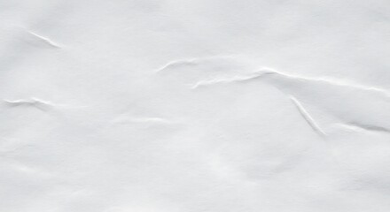 Obraz premium Abstract White Paper Texture with Creases and Wrinkles.