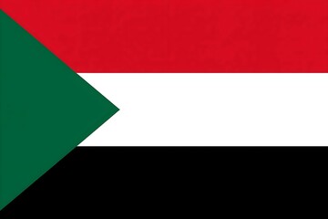 Sudan official flag vector