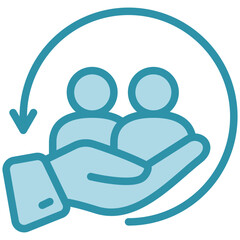 Customer Care Mini Illustration Icon. Use For Modern Concept, Print, Ui, Ux Kit, Web And App Development. Vector Related To Business Finance, Management And More