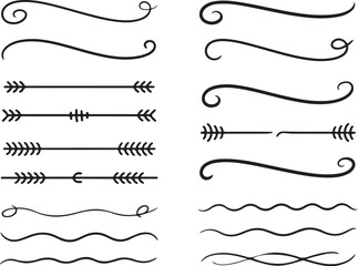 Elegant dividers accents for your creative layouts