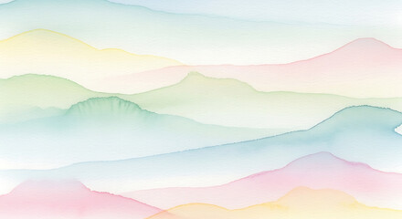 mountain landscape with clouds