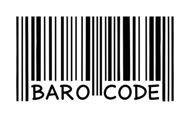 Humorous barcode design with bold typography and playful twist