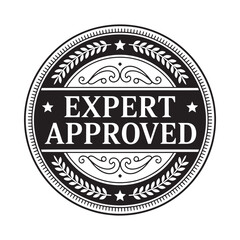 Expert approved seal of quality and certification