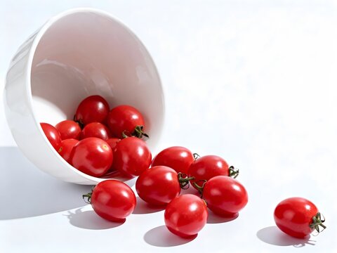 red cherry tomatoes