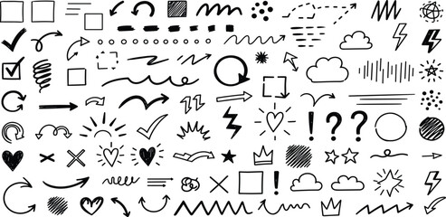 A vibrant collection of playful digital sticky notes and decorative labels in various shapes and colors, perfect for creative design projects and organizing digital content