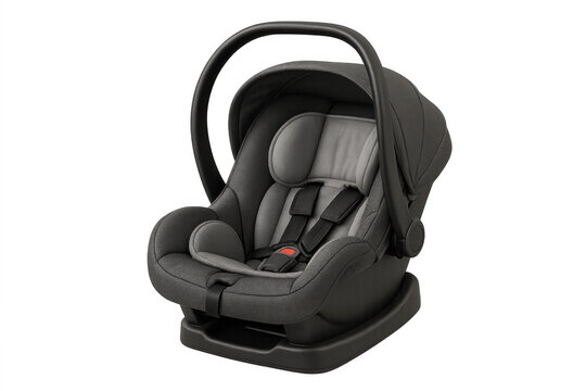Infant car seat providing safety and protection for baby travel, promoting secure journeys with a child restraint system