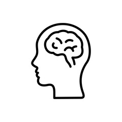 Brain Awareness icon vector design templates simple and modern concept