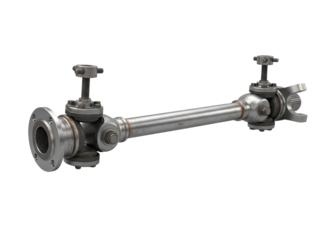 Industrial metal shaft transmission system motor vehicle equipment illustration
