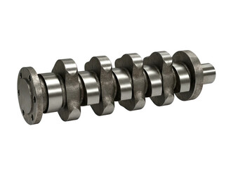 Crankshaft engine part made of steel used in internal combustion engines