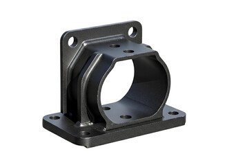 Engine mount bracket auto part supporting automotive engine vibration reduction section