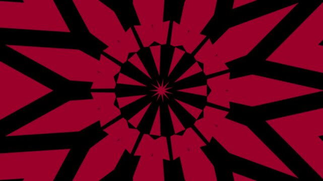 red line black flower kaleidoscope, red line pattern, black floral abstract, kaleidoscope symmetry, geometric floral loop, fractal bloom design, mandala reflection art, abstract red black background,  - Powered by Adobe