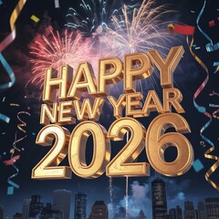 Happy New Year 2026 Celebration